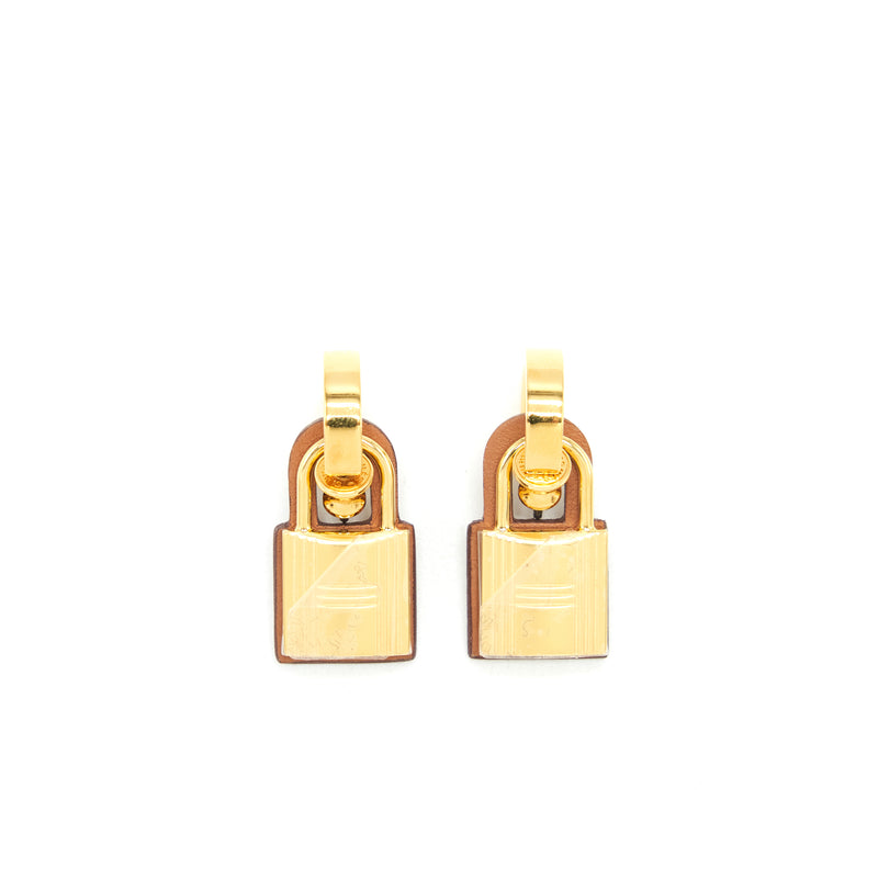 Hermes O’kelly Earrings Gold GHW