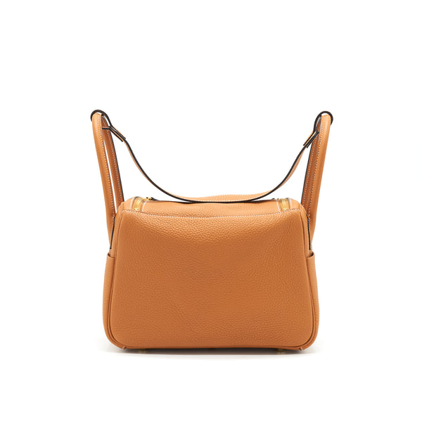 Hermes Lindy 26 Toffee Clemence GHW Stamp D