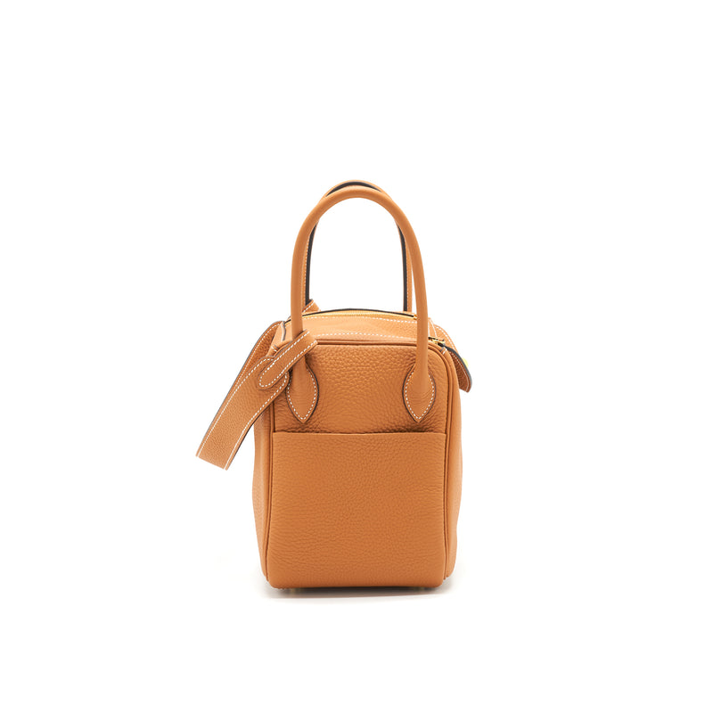 Hermes Lindy 26 Toffee Clemence GHW Stamp D