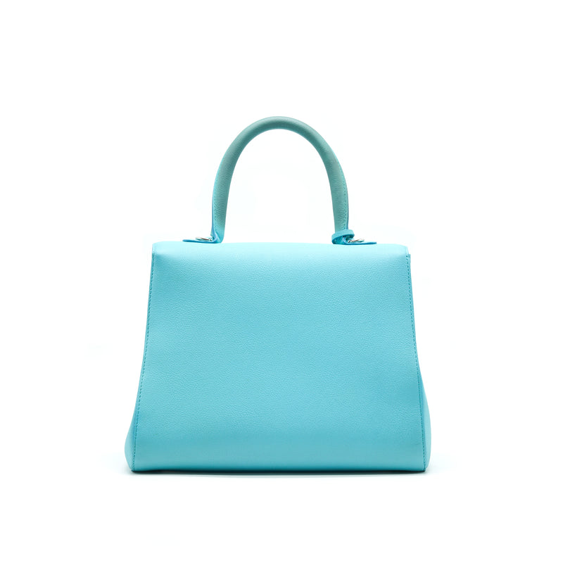 Delvaux Brilliant MM in Turquoise Calfskin SHW