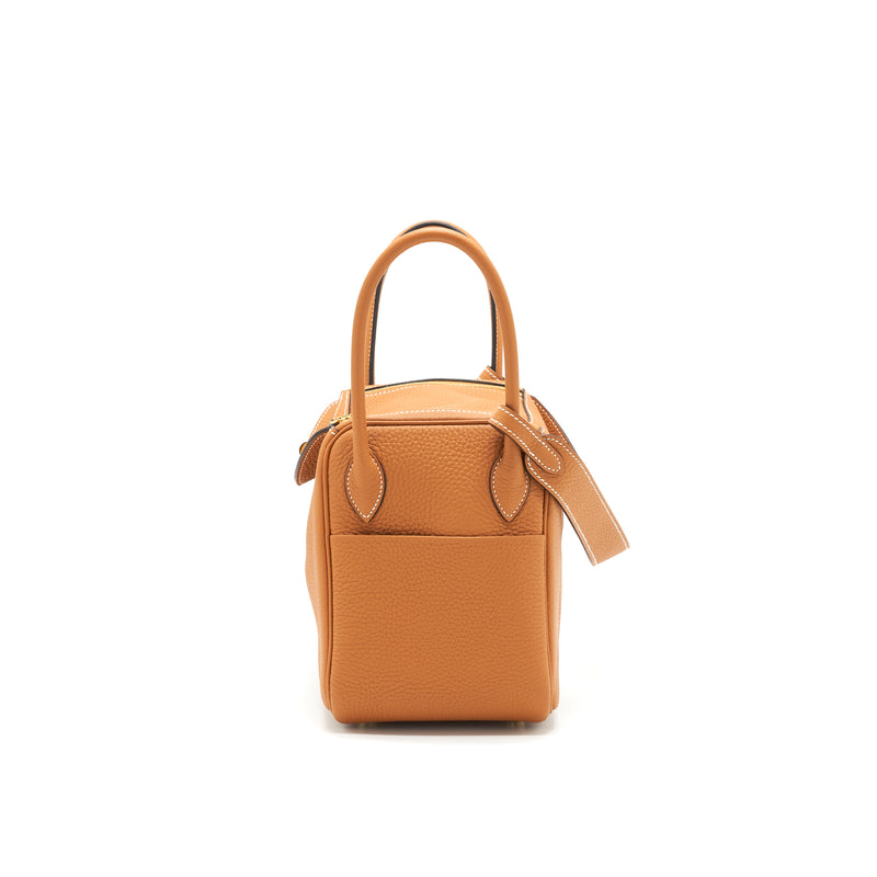 Hermes Lindy 26 Toffee Clemence GHW Stamp D