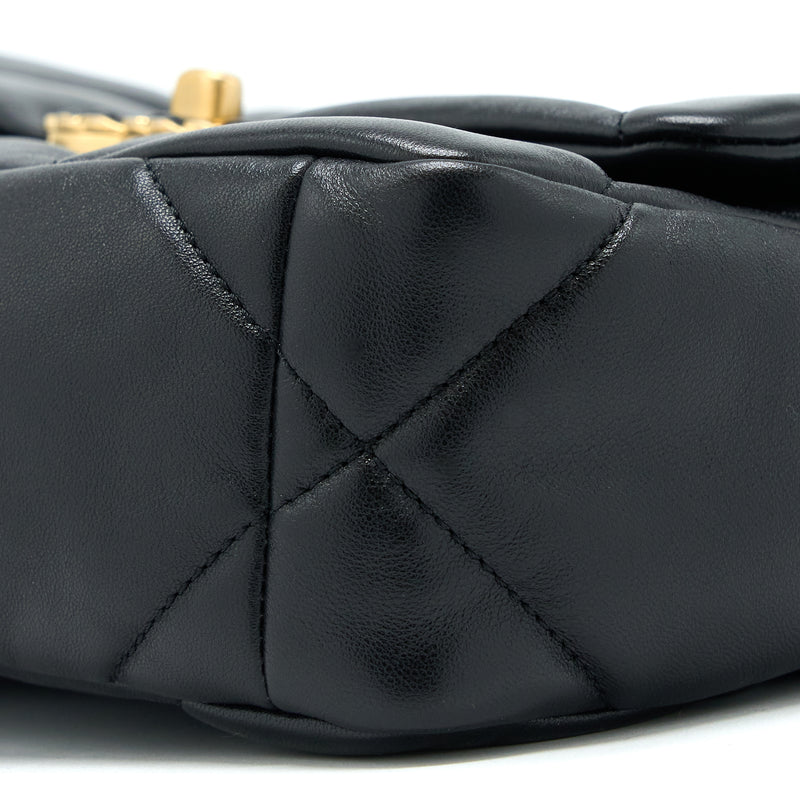 Chanel Small 19 Bag Lambskin Black Multicolour Hardware (Microchip)