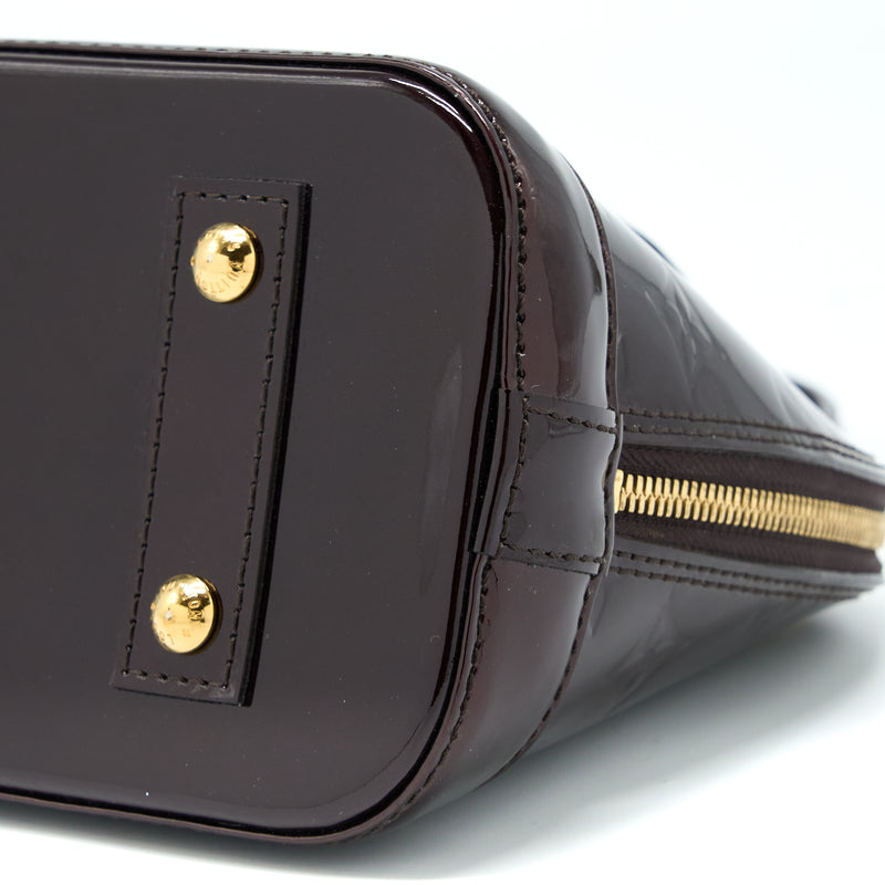 Louis Vuitton Alma BB Patent Amatante GHW
