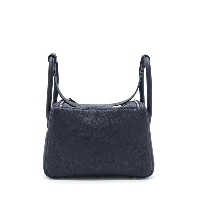 Hermes Lindy 26 Clemence Blue Nuit SHW Stamp D