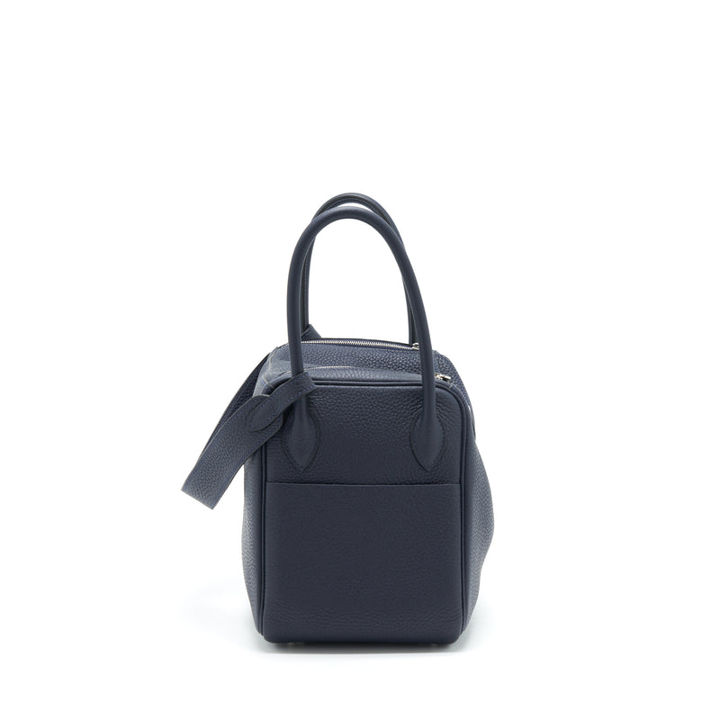 Hermes Lindy 26 Clemence Blue Nuit SHW Stamp D
