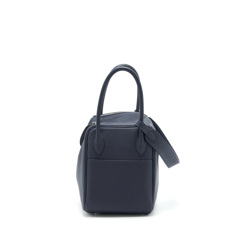 Hermes Lindy 26 Clemence Blue Nuit SHW Stamp D