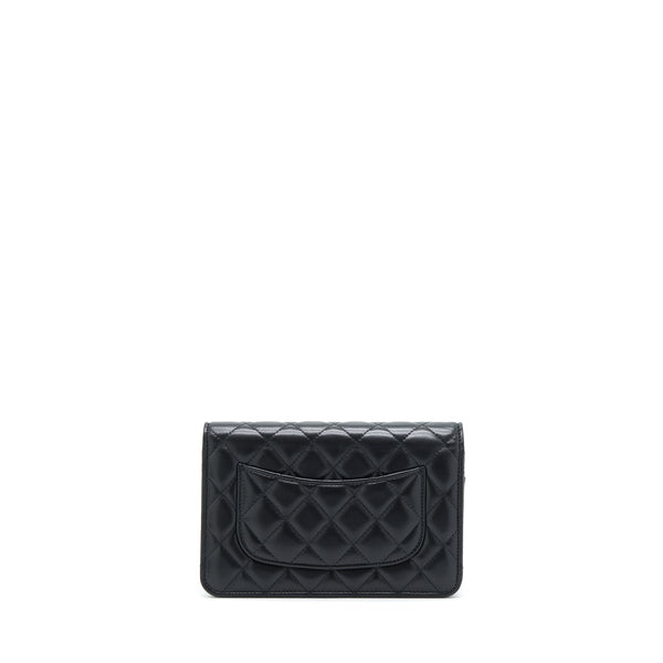Chanel Classic Wallet On Chains Lambskin Black GHW(Microchip)