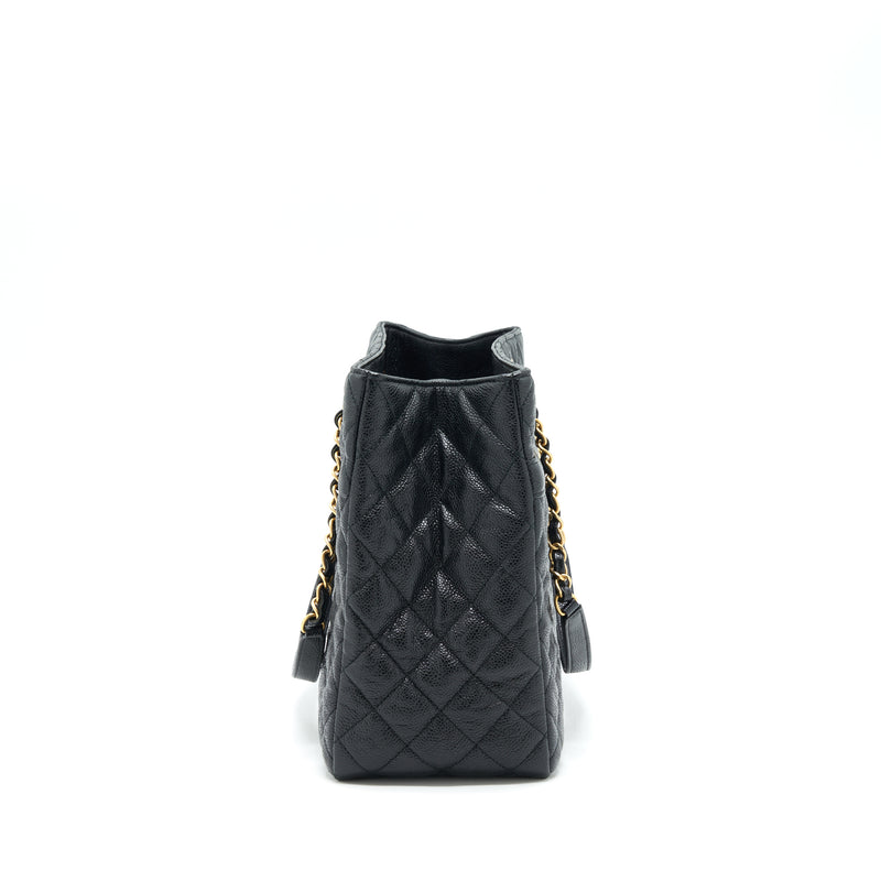 Chanel Shopping Tote Bag Caviar Black GHW