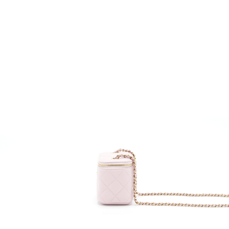 Chanel Mini Vanity Case Caviar Pink LGHW