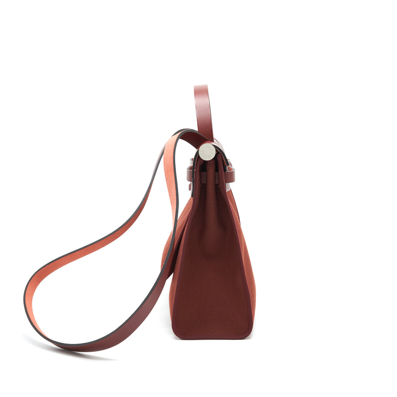 Hermes Herbag Zip 31 in Rougeh SHW