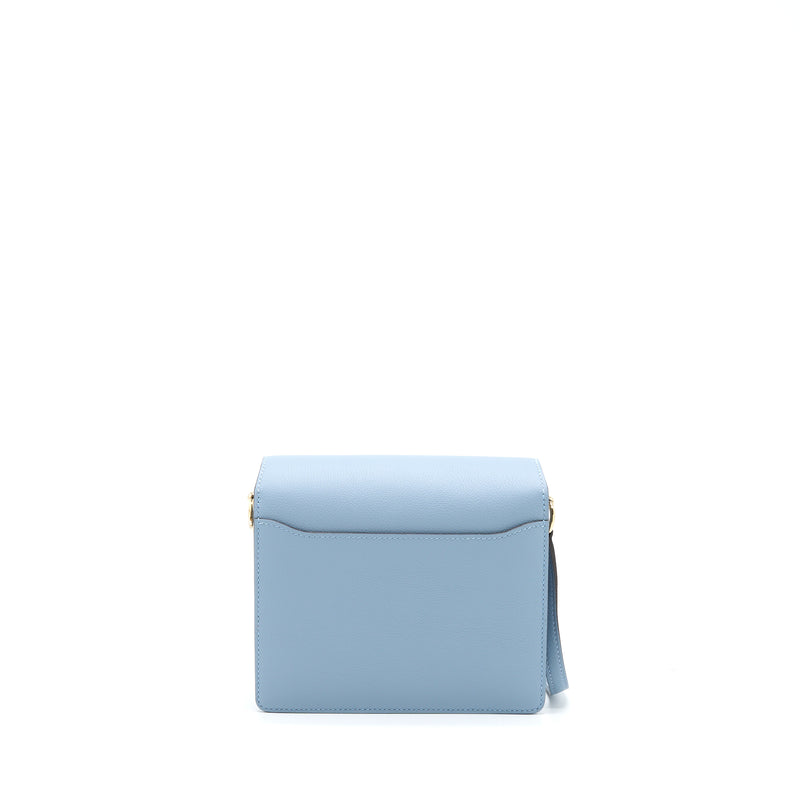Hermes Mini Roulis Evercolor Bleu Lin GHW Stamp U