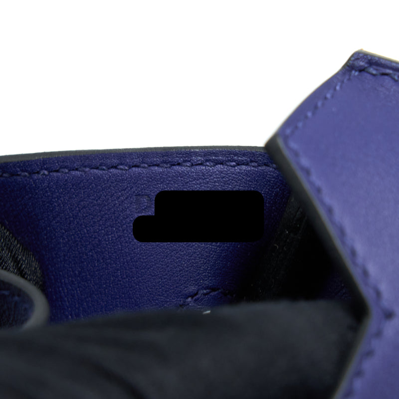 Hermes Birkin 30 Tressage Swift Bleu/Encre SHW Stamp D