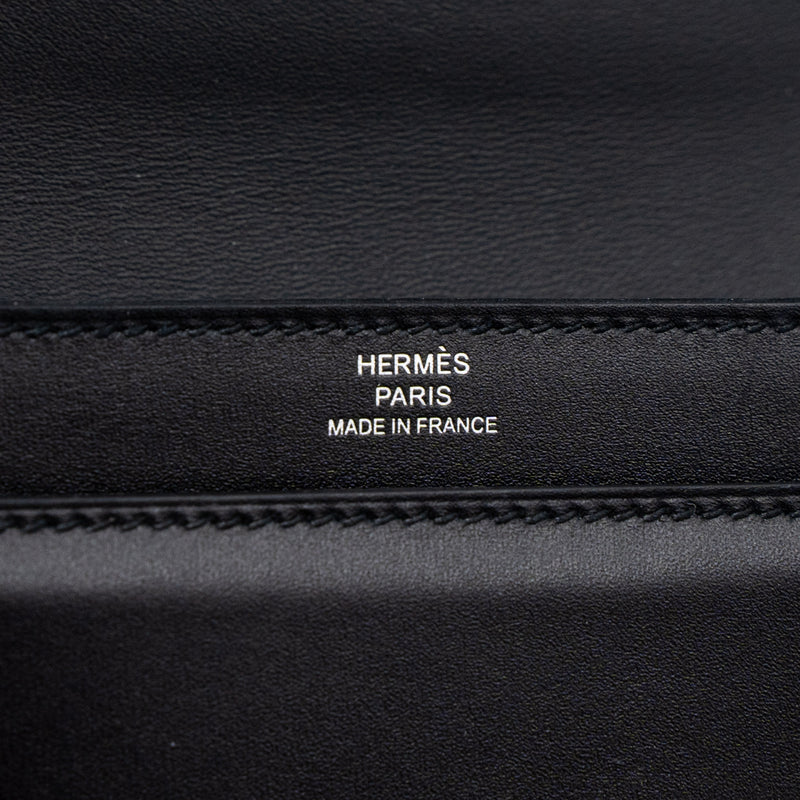 Hermes Mini Verrou Box Black SHW Stamp D