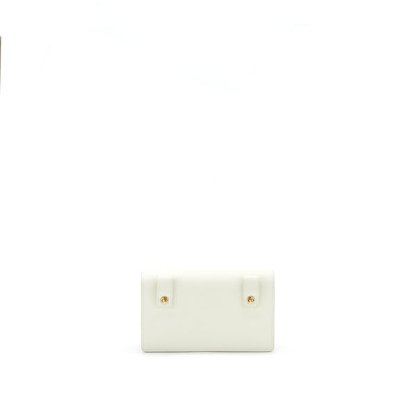 Dior Saddle Belt Pouch White