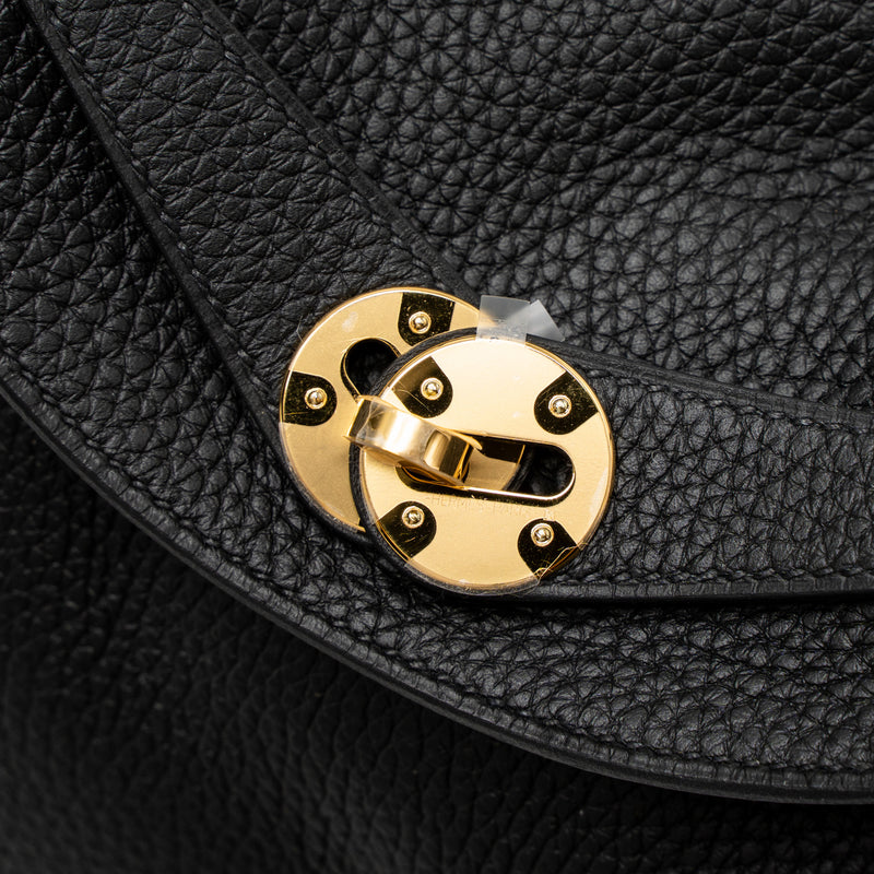 Hermes Lindy 26 Clemence Black GHW Stamp U