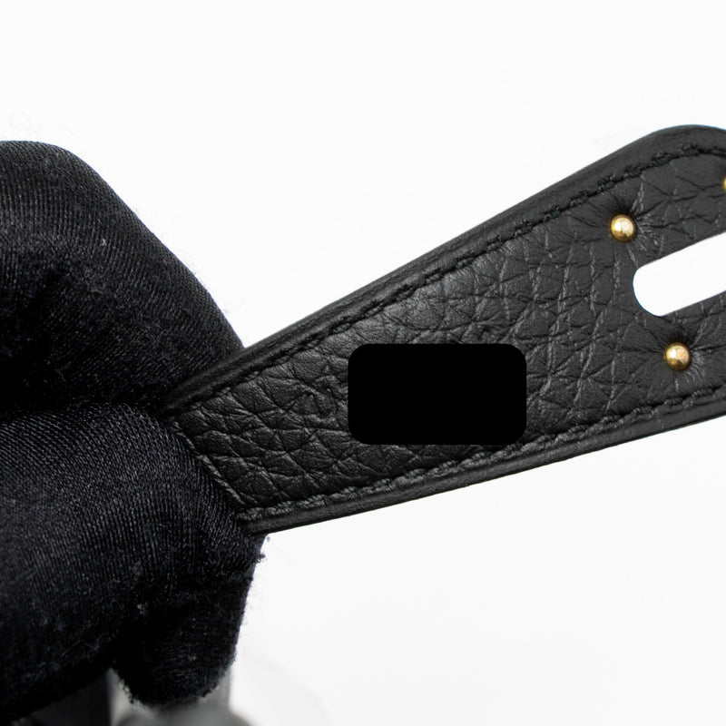 Hermes Lindy 26 Clemence Black GHW Stamp U