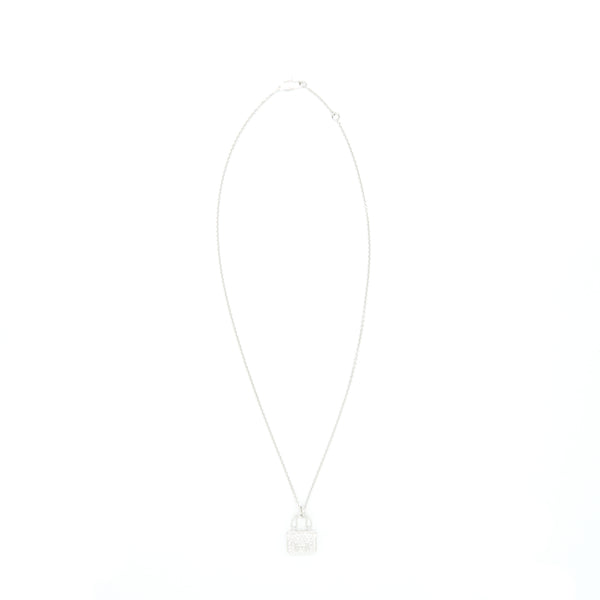 Hermes Amulette Constance Pendant White Gold With Diamonds