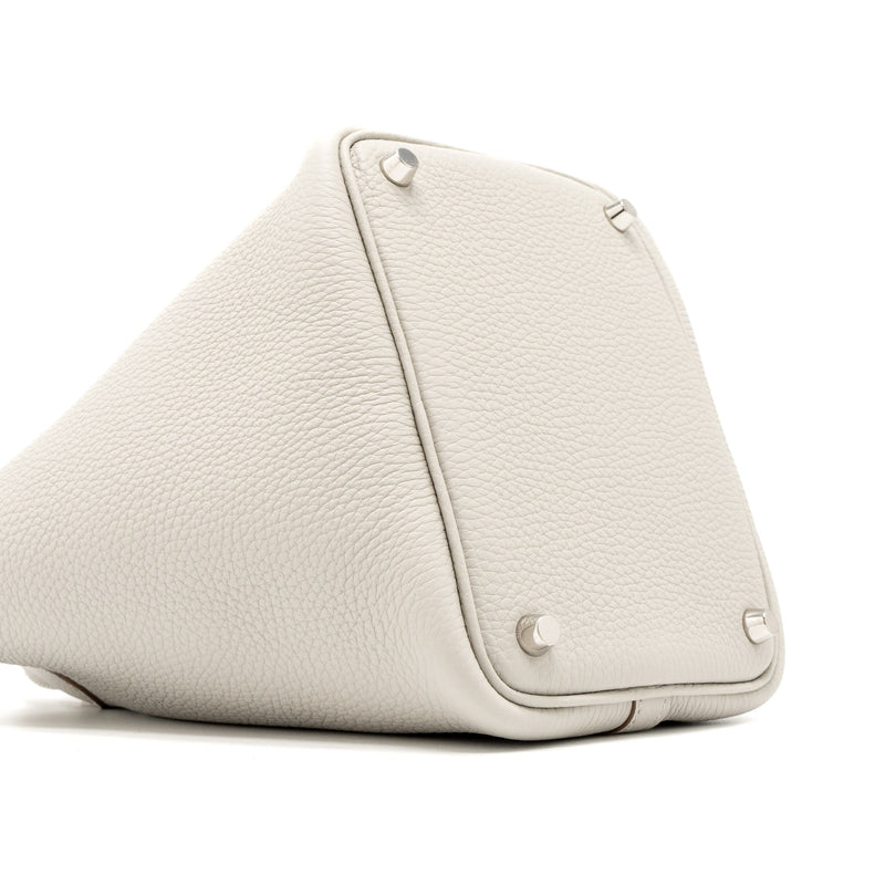 Hermes Picotin 18 Lock Bag Clemence Gris Perle SHW Stamp Z