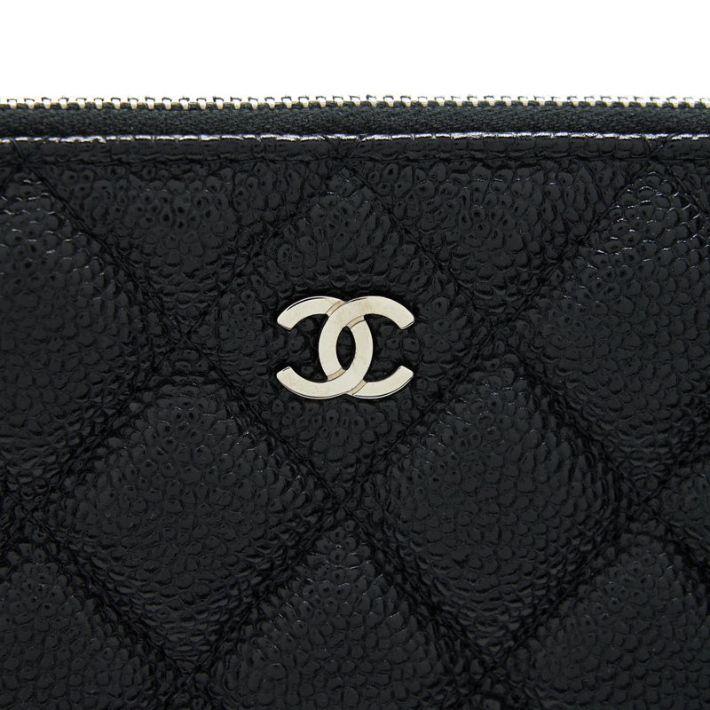 Chanel Caviar Pouch Black SHW