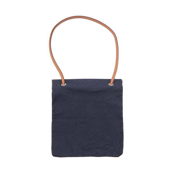 Hermes Aline Grooming Canvas Bag Navy SHW Stamp D