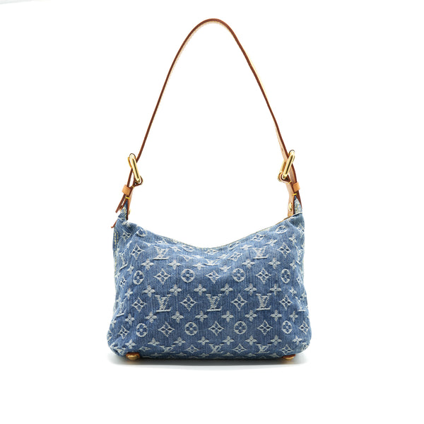 LOUIS VUITTON Baggy PM Denim Monogram Shoulder Bag