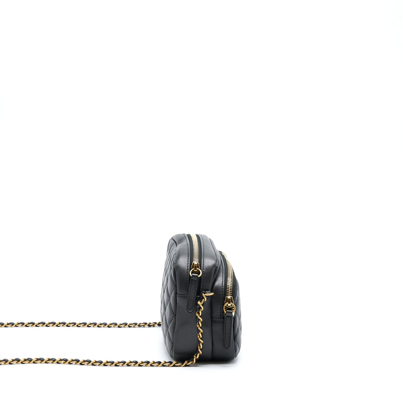 Chanel Camera Case Quilted Calfskin Black GHW