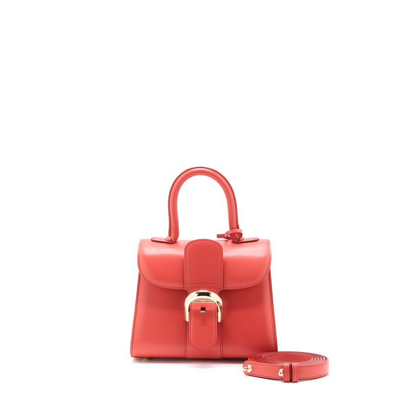 Delvaux Mini Brilliant Box Calfskin Sunset GHW