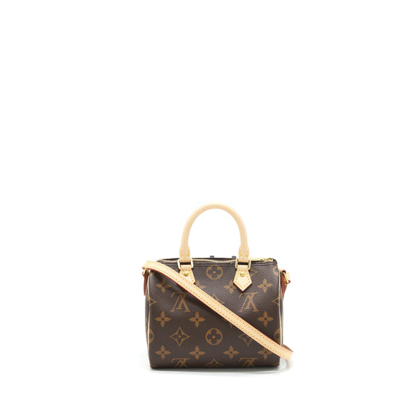 Louis Vuitton Nano Speedy Monogram Canvas GHW Year 2020