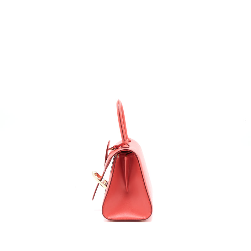 Delvaux Mini Brilliant Box Calfskin Sunset GHW
