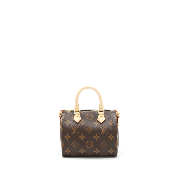 Louis Vuitton Nano Speedy Monogram Canvas GHW Year 2020