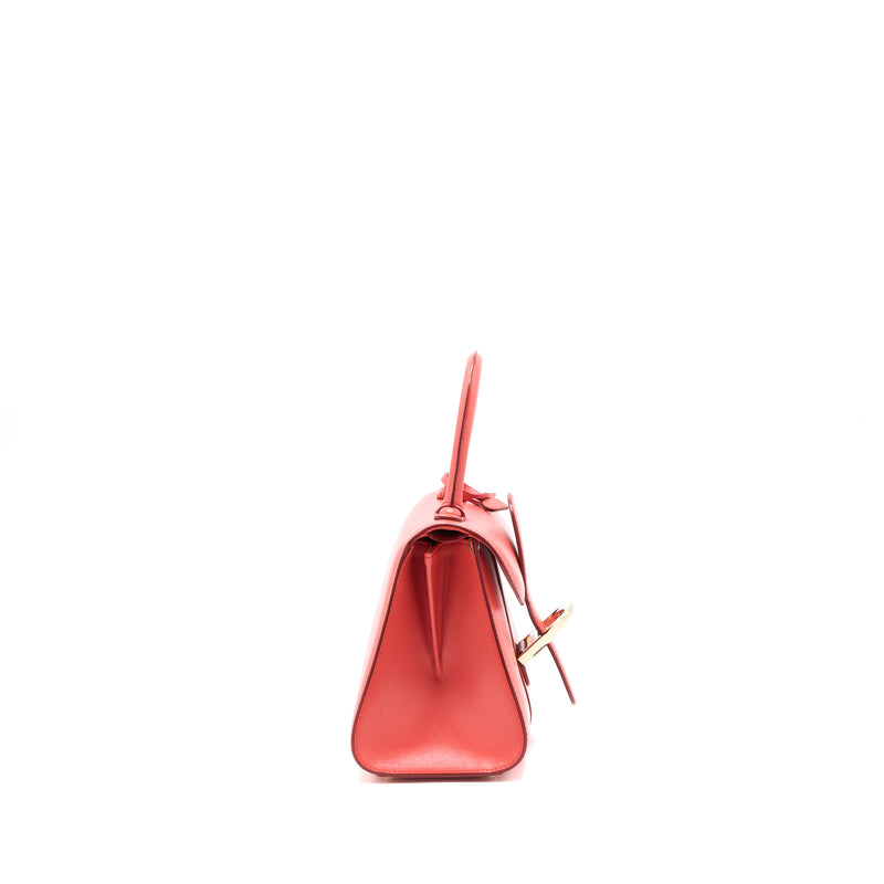 Delvaux Mini Brilliant Box Calfskin Sunset GHW