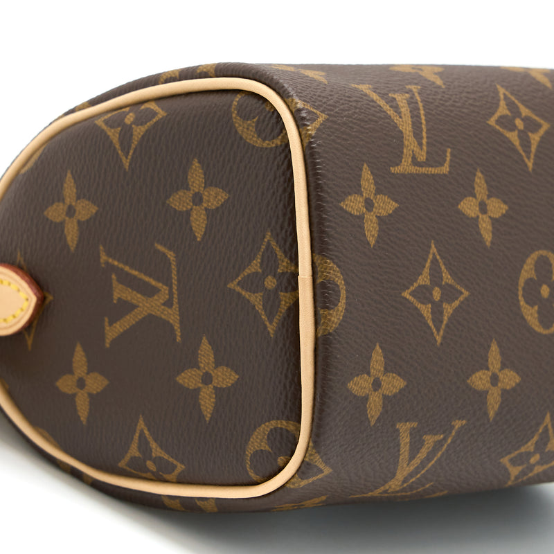 Louis Vuitton Nano Speedy Monogram Canvas GHW