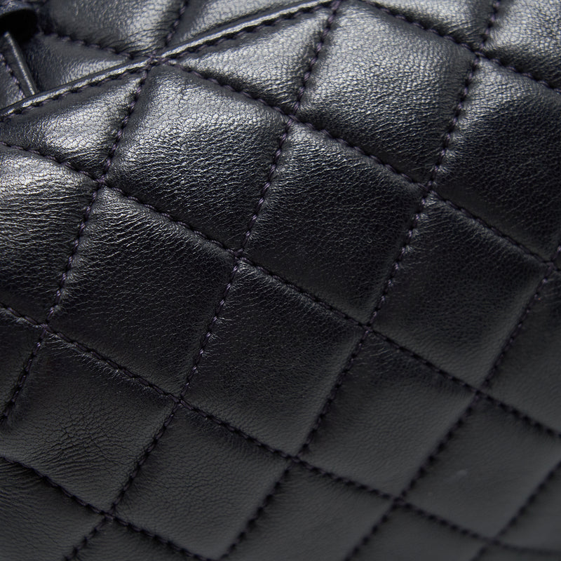 Chanel Quilted Urban Spirit Backpack Lambskin Black SHW