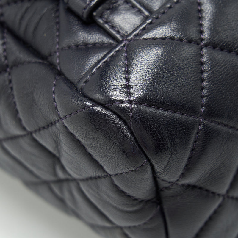 Chanel Quilted Urban Spirit Backpack Lambskin Black SHW