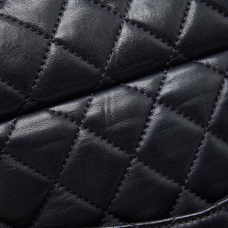 Chanel Quilted Urban Spirit Backpack Lambskin Black SHW