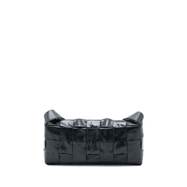 Bottega Veneta Cassette Bag Aged Calfskin Black SHW