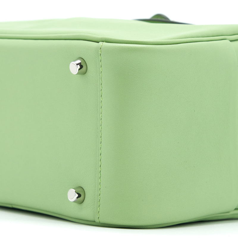 Hermes Mini Lindy Swift Vert Criquet SHW Stamp Y