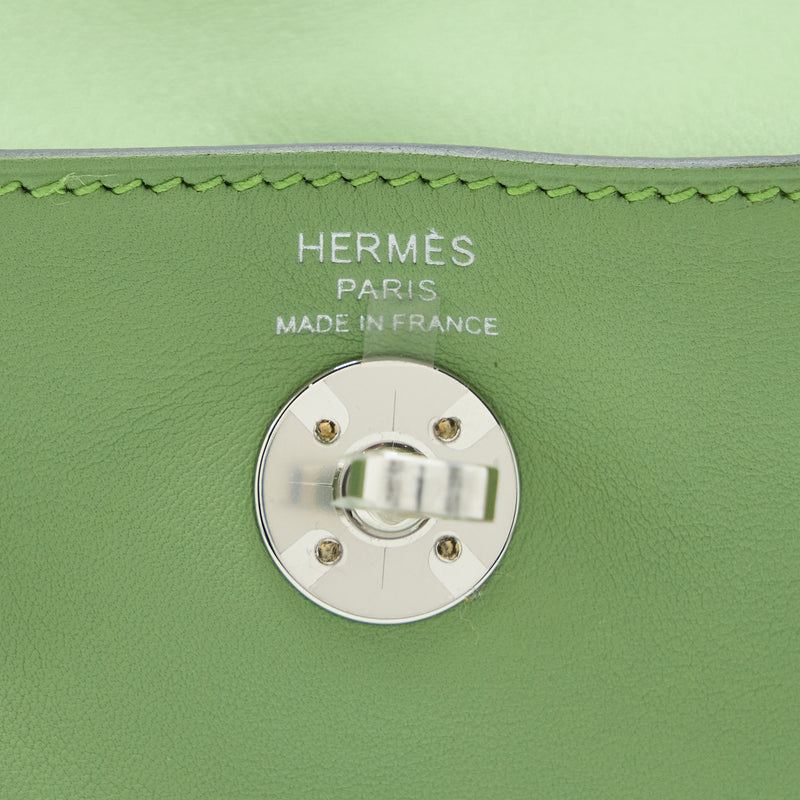 Hermes Mini Lindy Swift Vert Criquet SHW Stamp Y