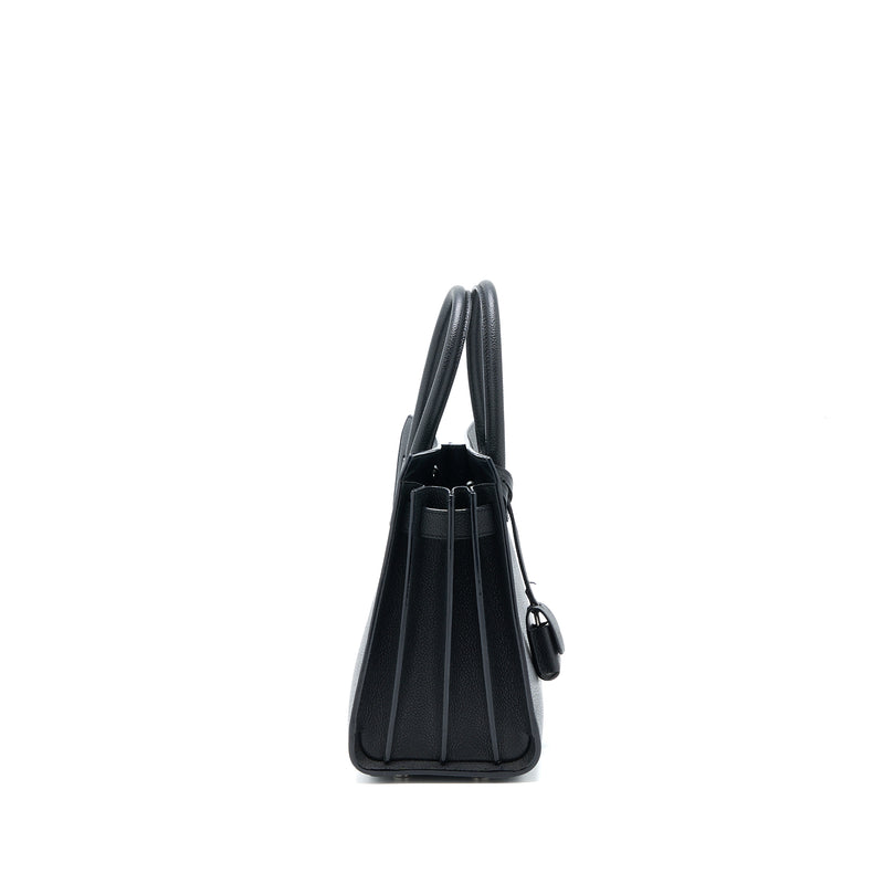Saint Laurent Baby Sac De Jour Grained Calfskin Black SHW