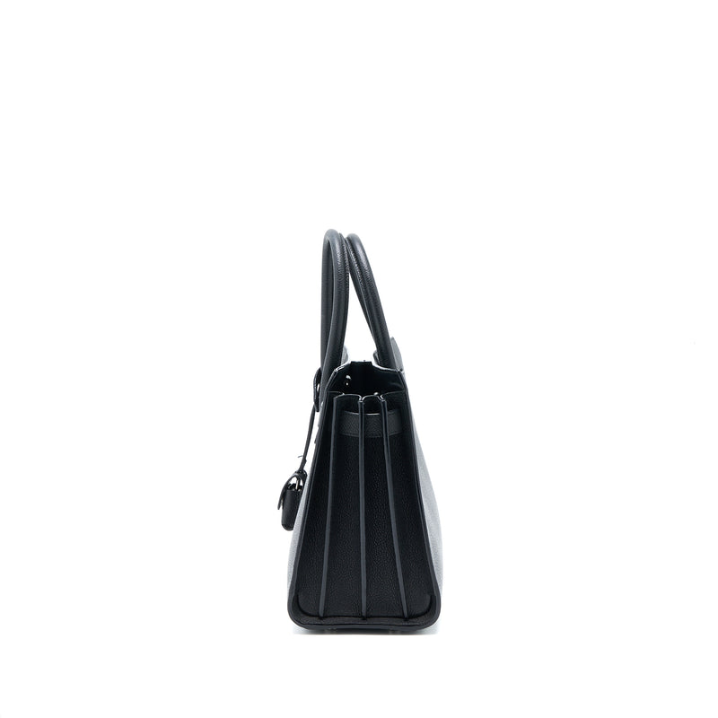 Saint Laurent Baby Sac De Jour Grained Calfskin Black SHW