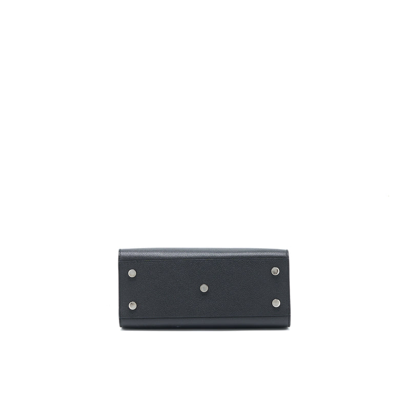Saint Laurent Baby Sac De Jour Grained Calfskin Black SHW