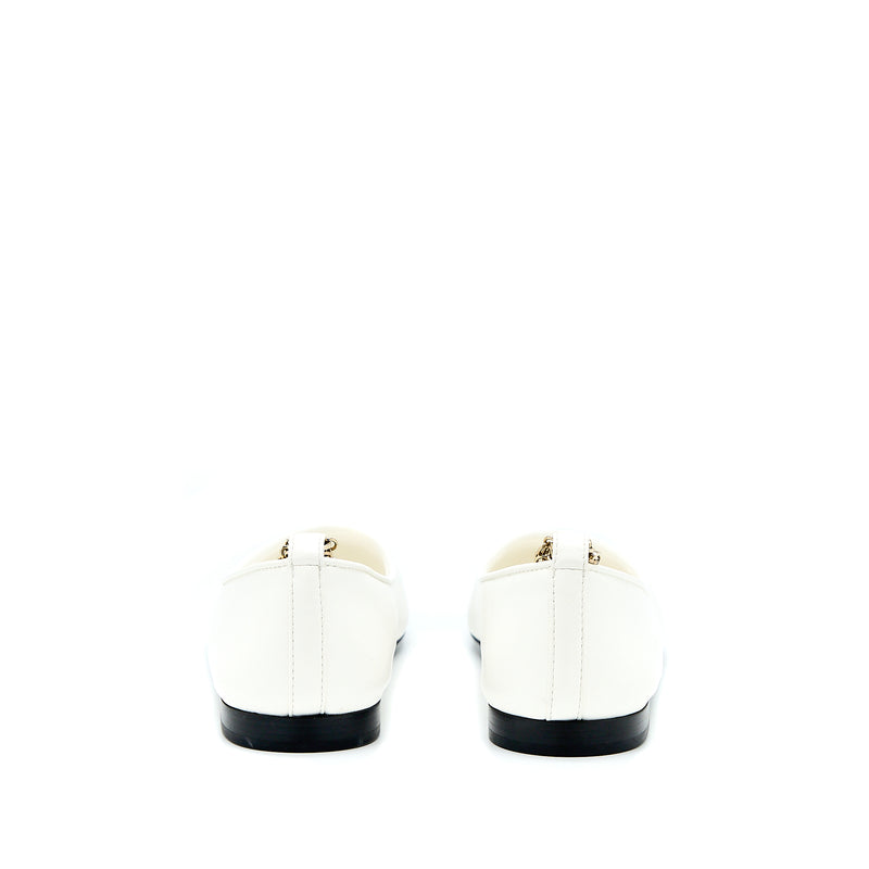 Chanel Size 36 Ballerina Shoes With Charm Chain