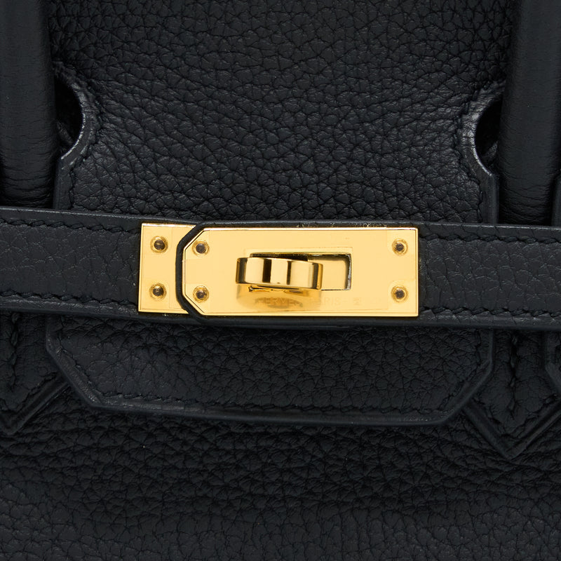 Hermes Birkin 25 Togo Black GHW Stamp Y