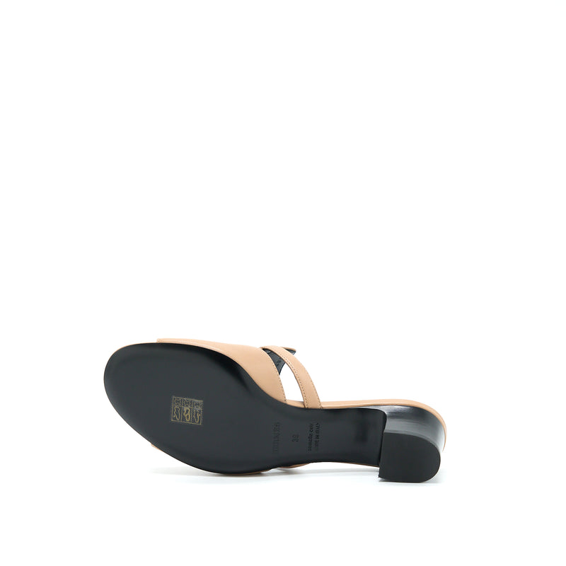 Hermes Size 39 Candy Sandal Beige SHW