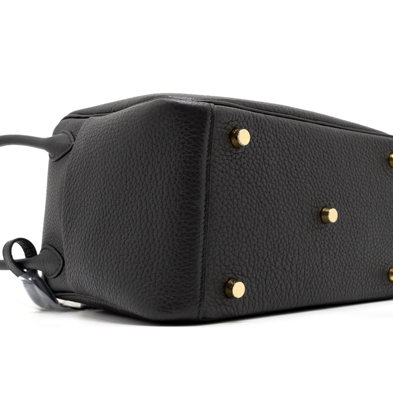 Hermes Lindy 26 Clemence Black GHW Stamp U