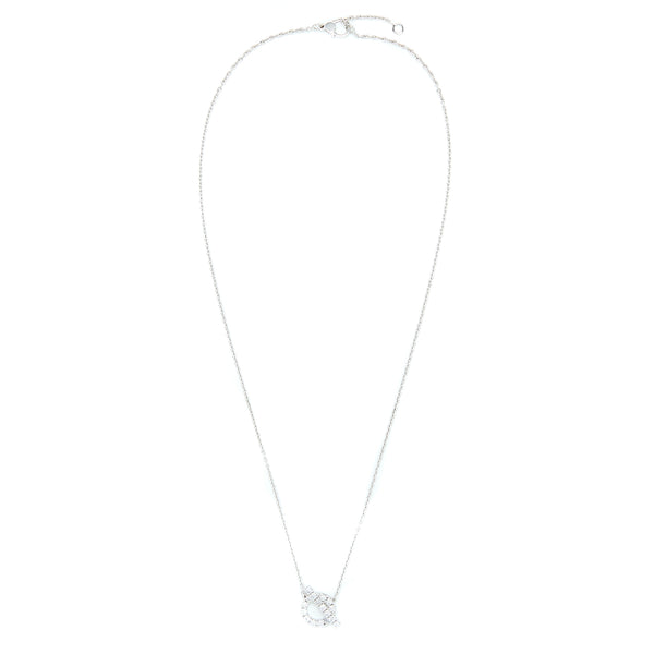 Hermes Finesse Necklace White Gold with Diamonds