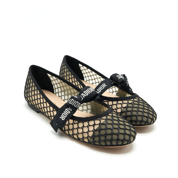 Dior Size 35.5 Ballet Flats Black