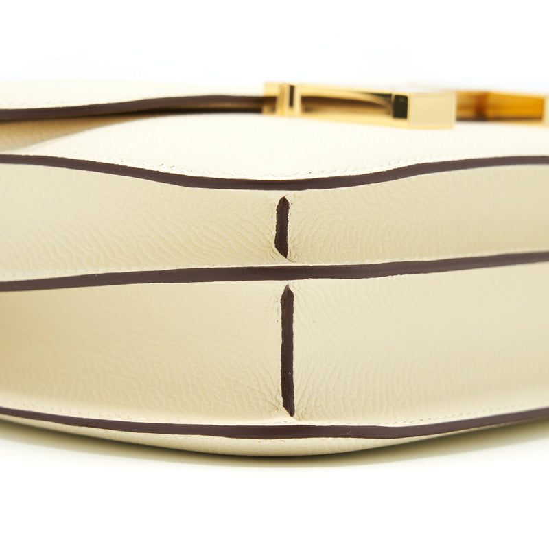 Hermes Mini Constance Epsom Nata GHW Stamp U