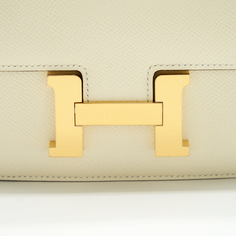 Hermes Mini Constance Epsom Nata GHW Stamp U