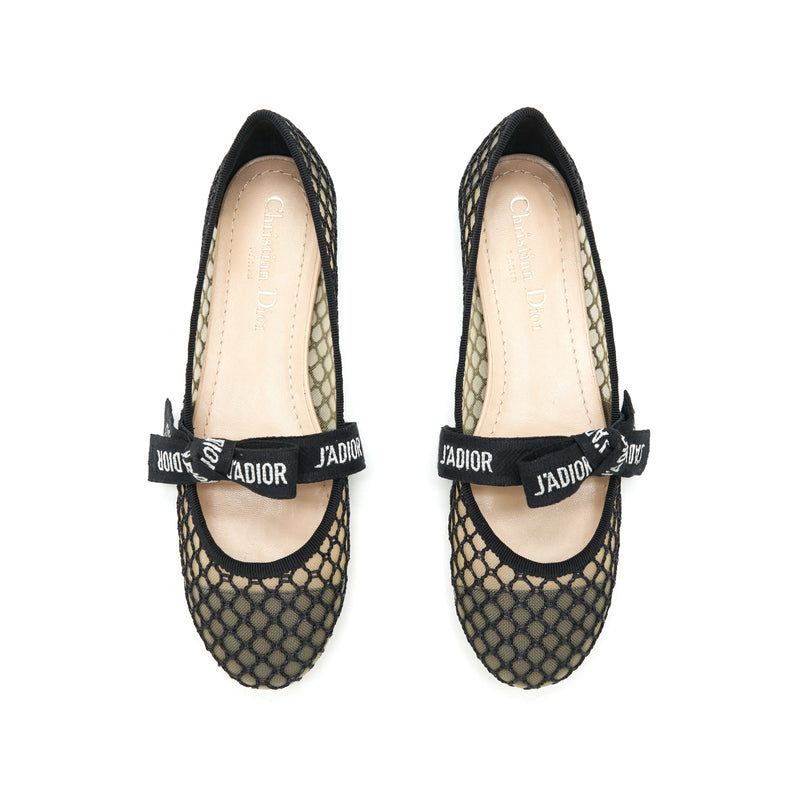 Dior Size 35.5 Ballet Flats Black